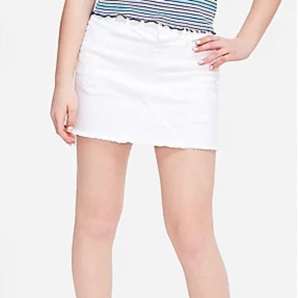 Justice White Jean Skirt